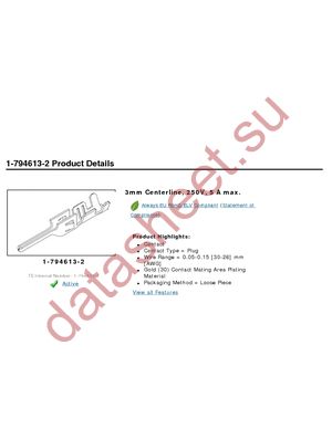 1-794613-2 datasheet  